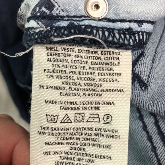 Pilcro High Rise Denim Legging 1242 - Picture 4 of 8